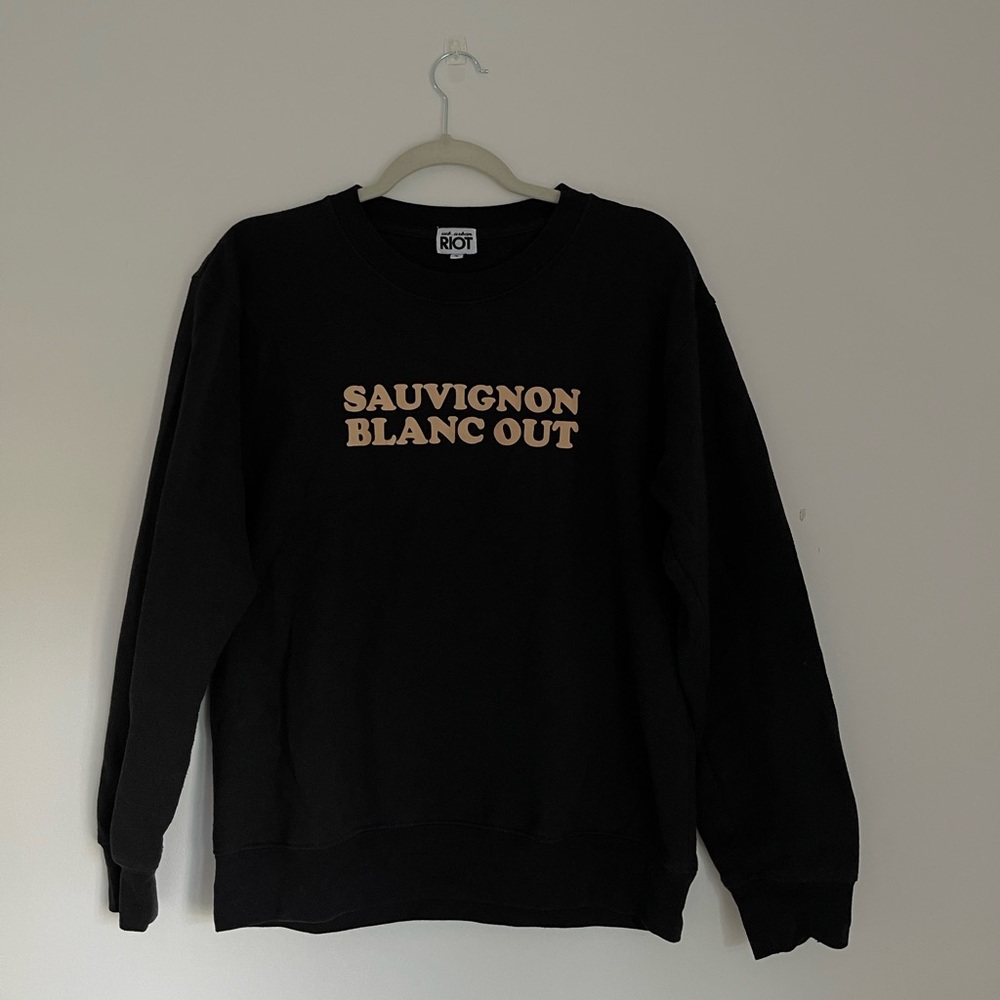Black Crew neck